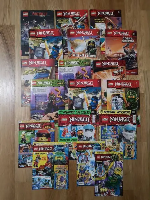 18 x gazetka Lego Ninjago gazetki plakaty