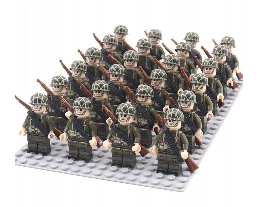 24szt. niemiecka armia Wojsko Żołnierze WW2 Lego