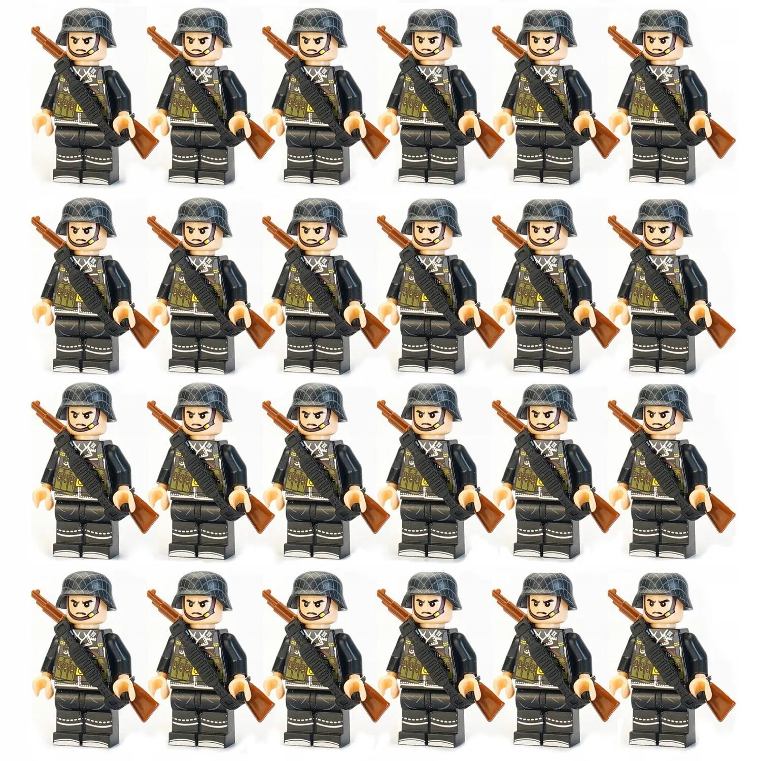 24szt. niemiecka armia Wojsko Żołnierze WW2 Lego