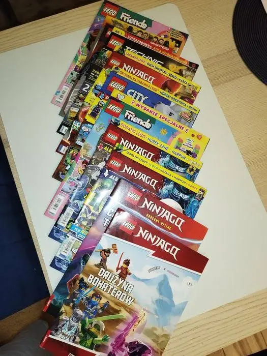 30 szt paka zestaw gazetki LEGO gazetka czasopismo ninjago city techni