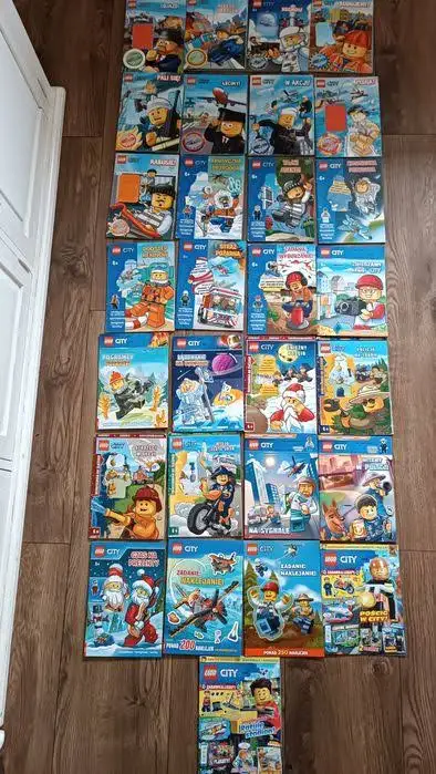 Gazetki czasopisma Lego City 29 szt