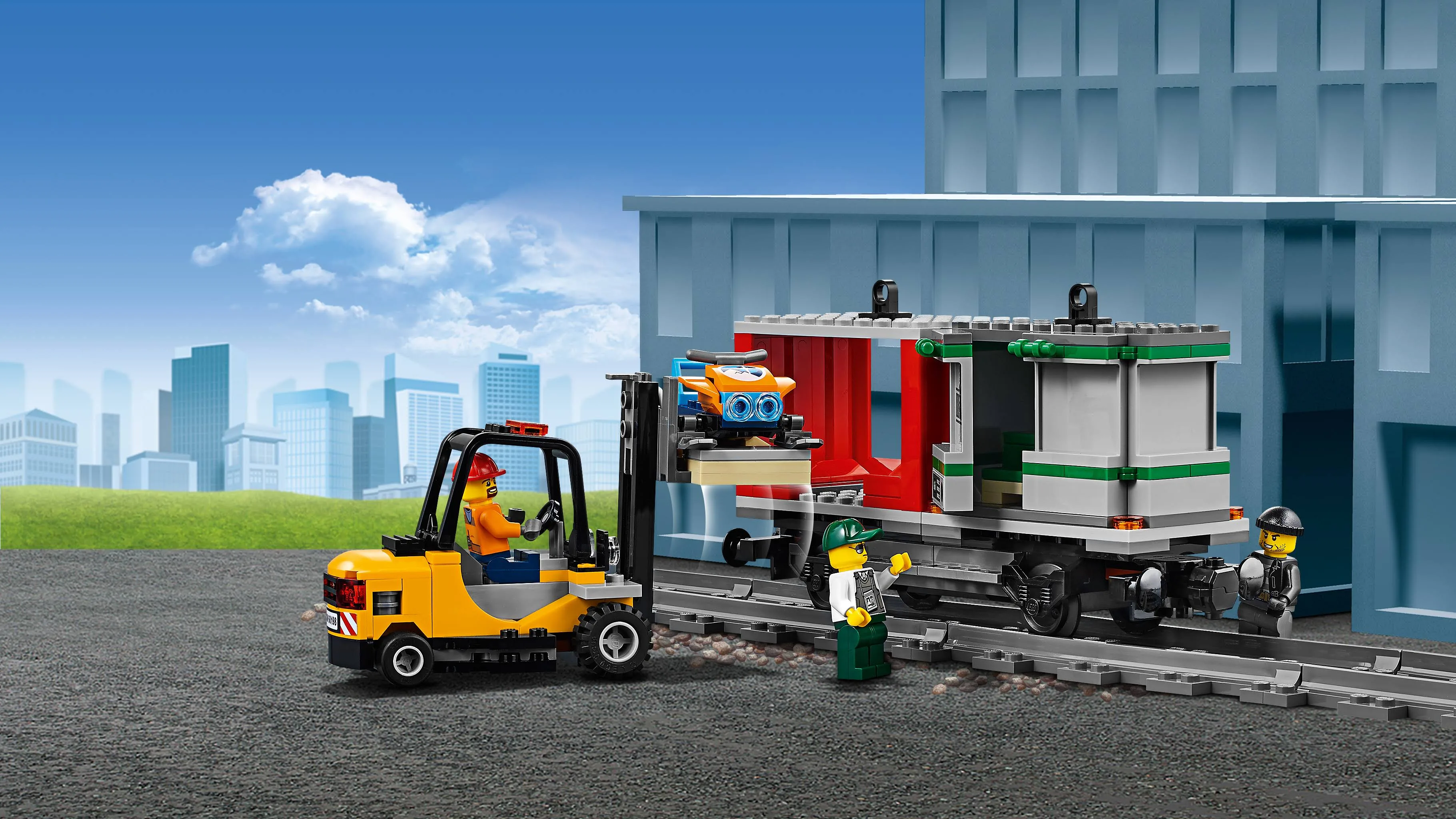 LEGO 60198 CITY POCIĄG TOWAROWY