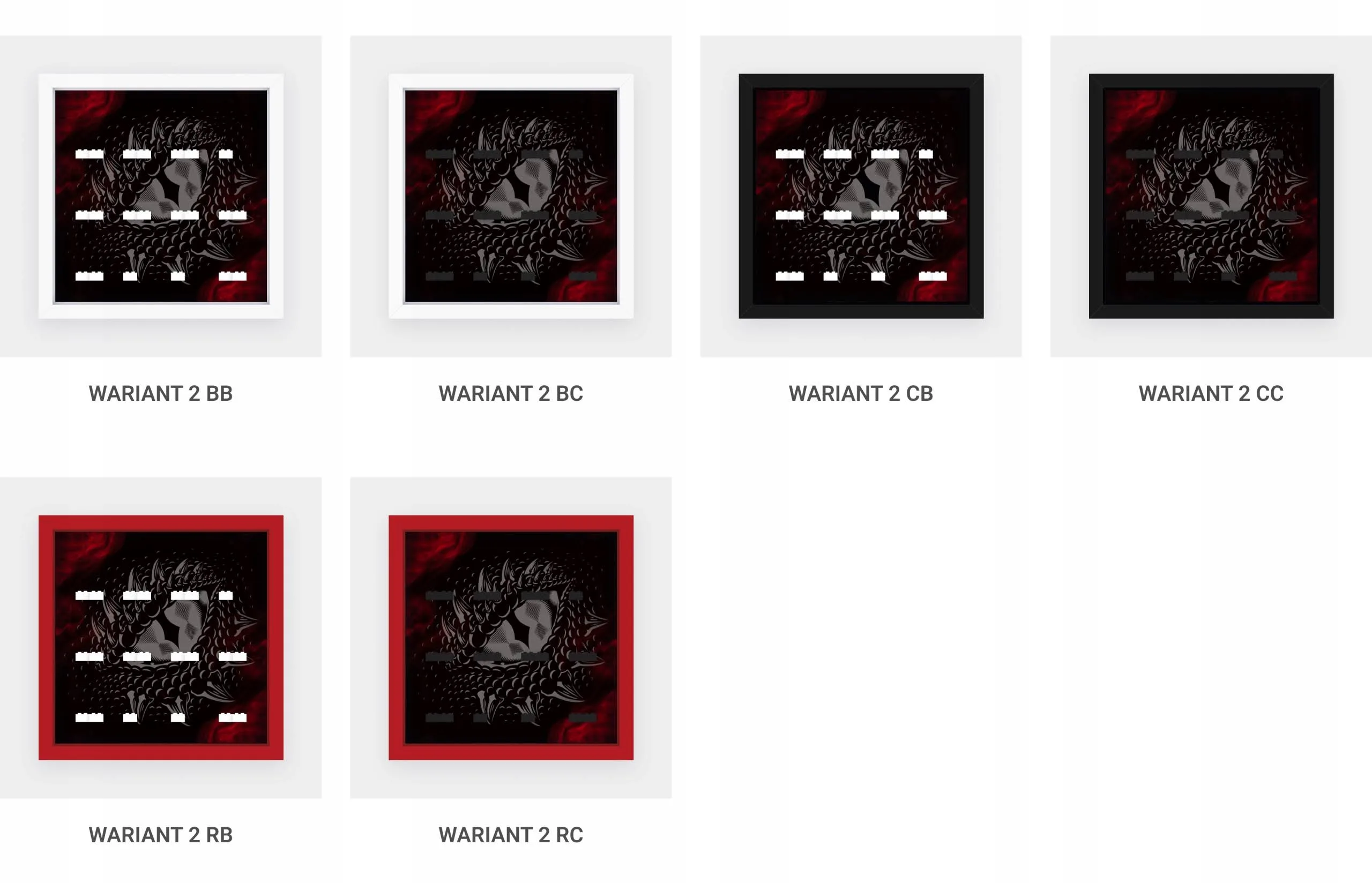 Ramka Do Lego Minifigures 71047 Seria Dungeons & Dragons 27CM