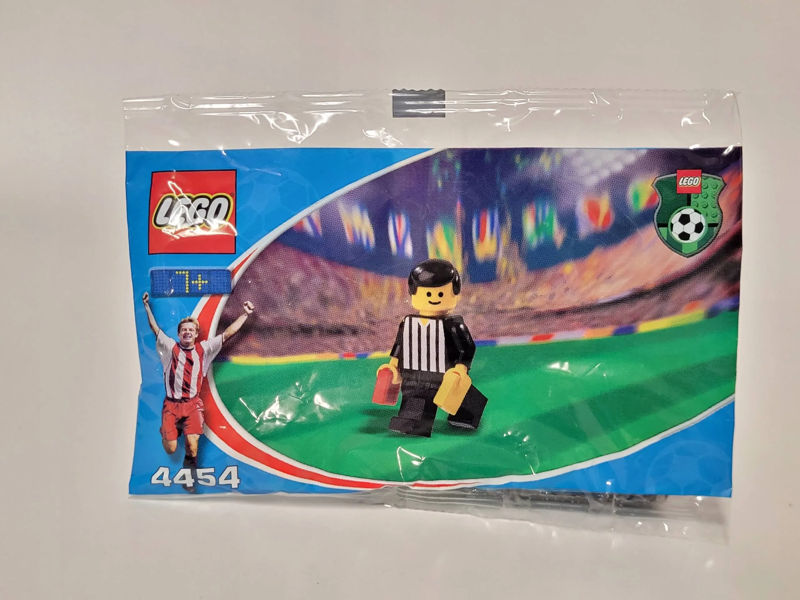 Unikat 4454 Lego x Coca Cola Sędzia Sports Piłka Nożna polybag Misb 2002