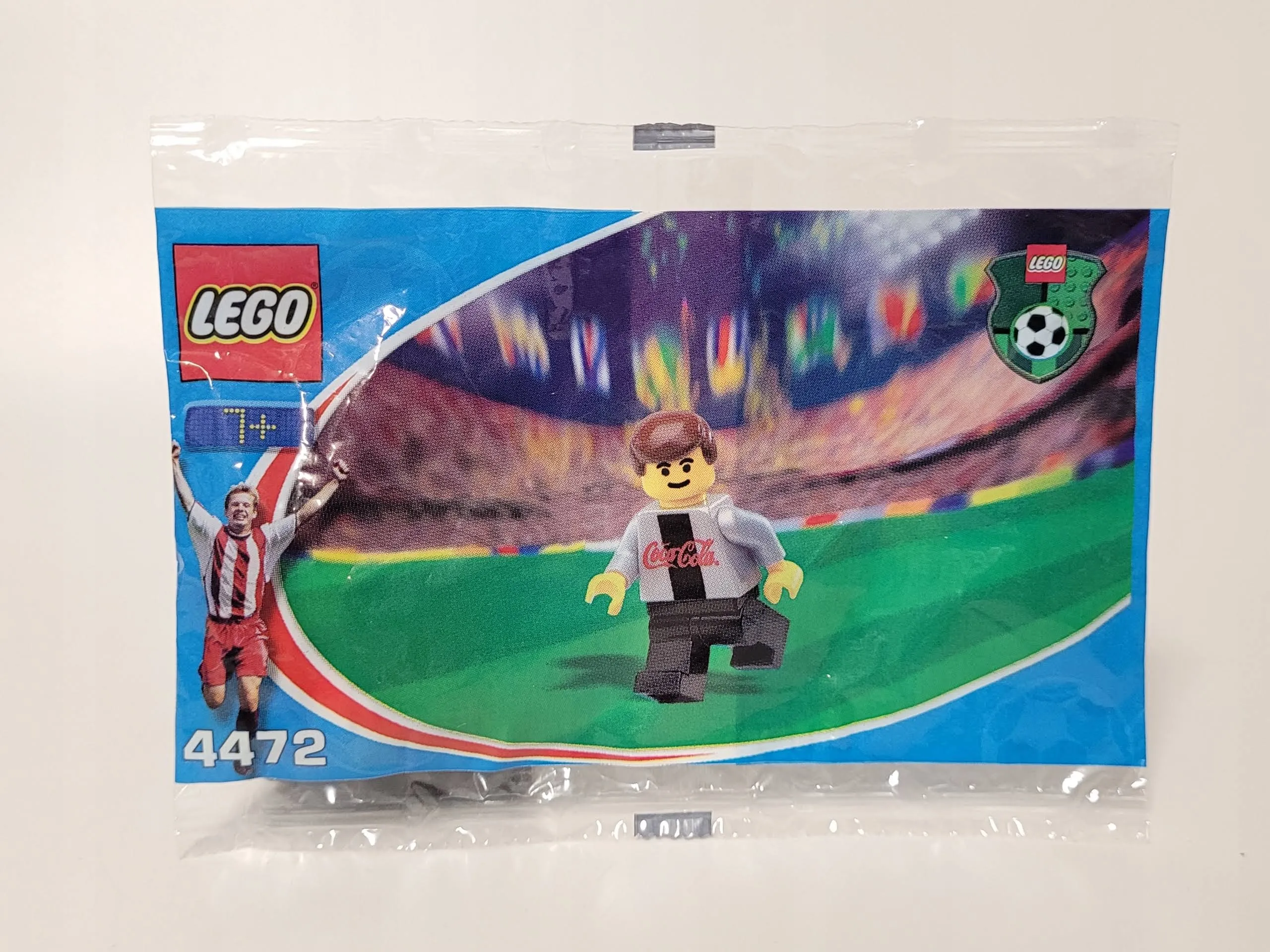 Unikat 4472 Lego Piłkarz Srebrny Silver Coca Cola Sports Misb 2002