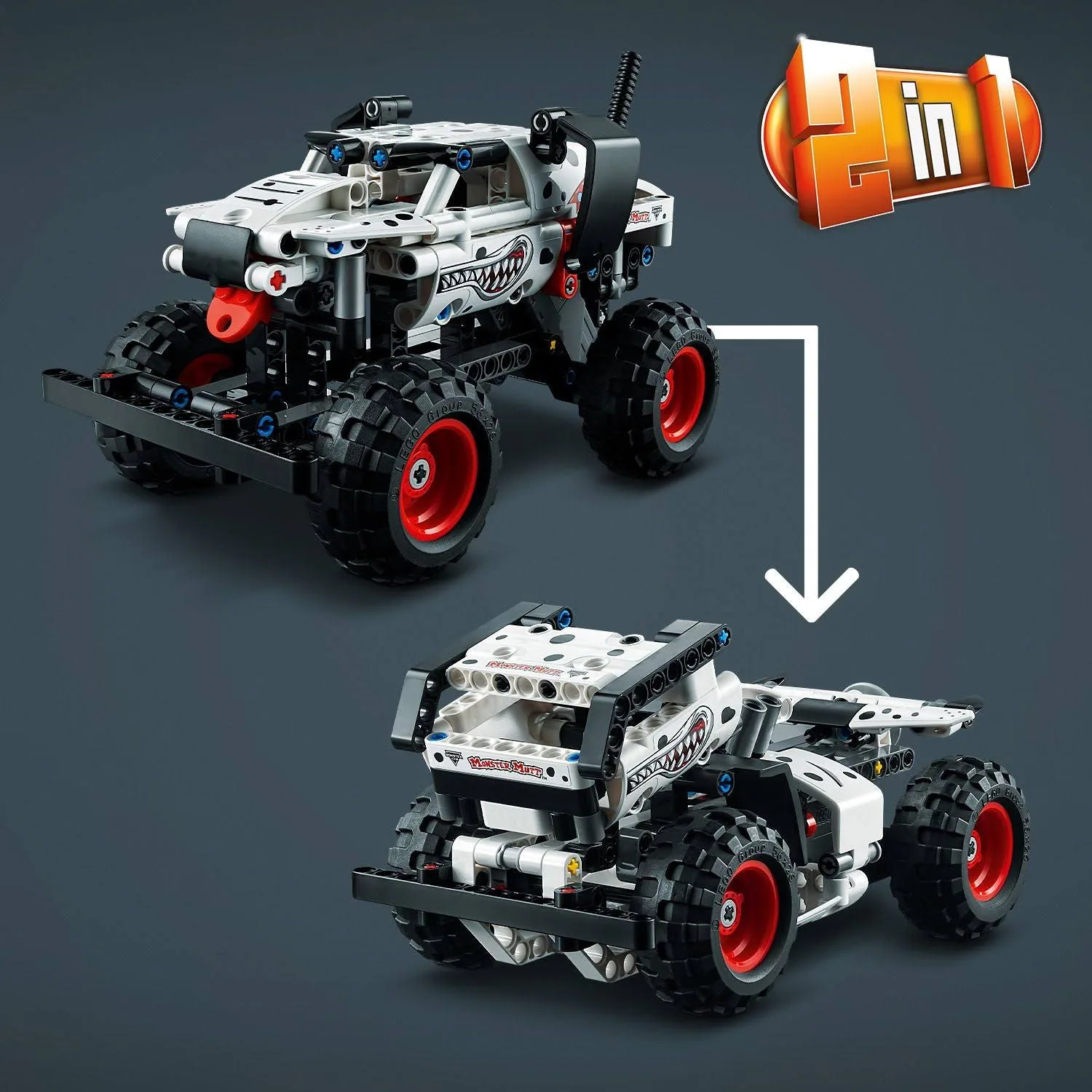 - LEGO Technic 42150 Monster Jam Monster Mutt Dalmatian