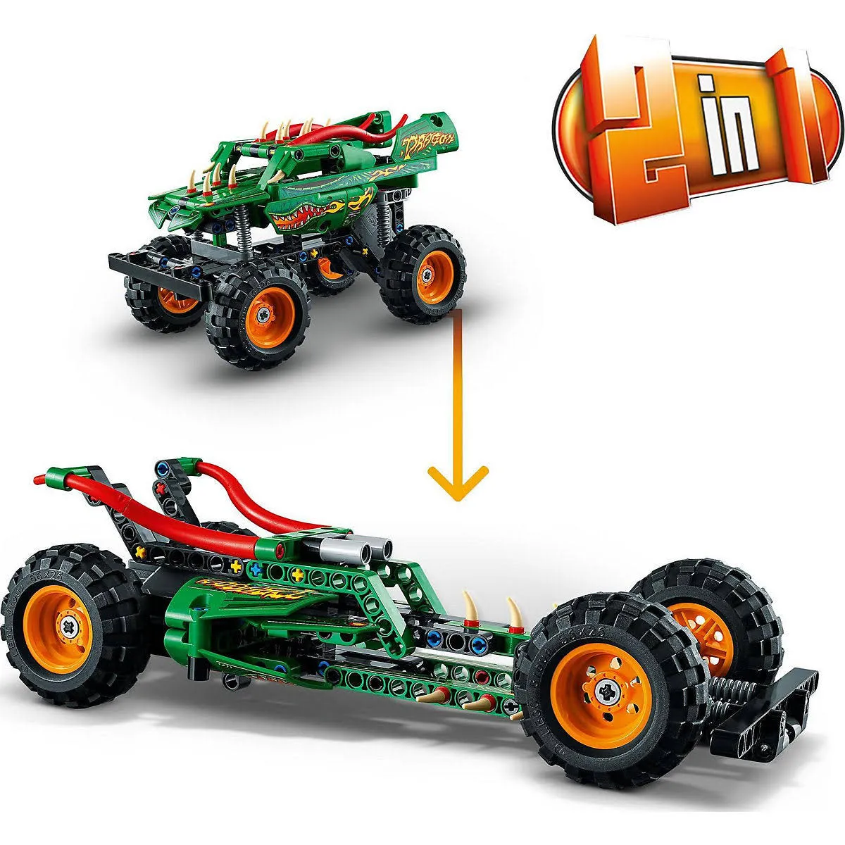 - LEGO Technic 42150 Monster Jam Monster Mutt Dalmatian