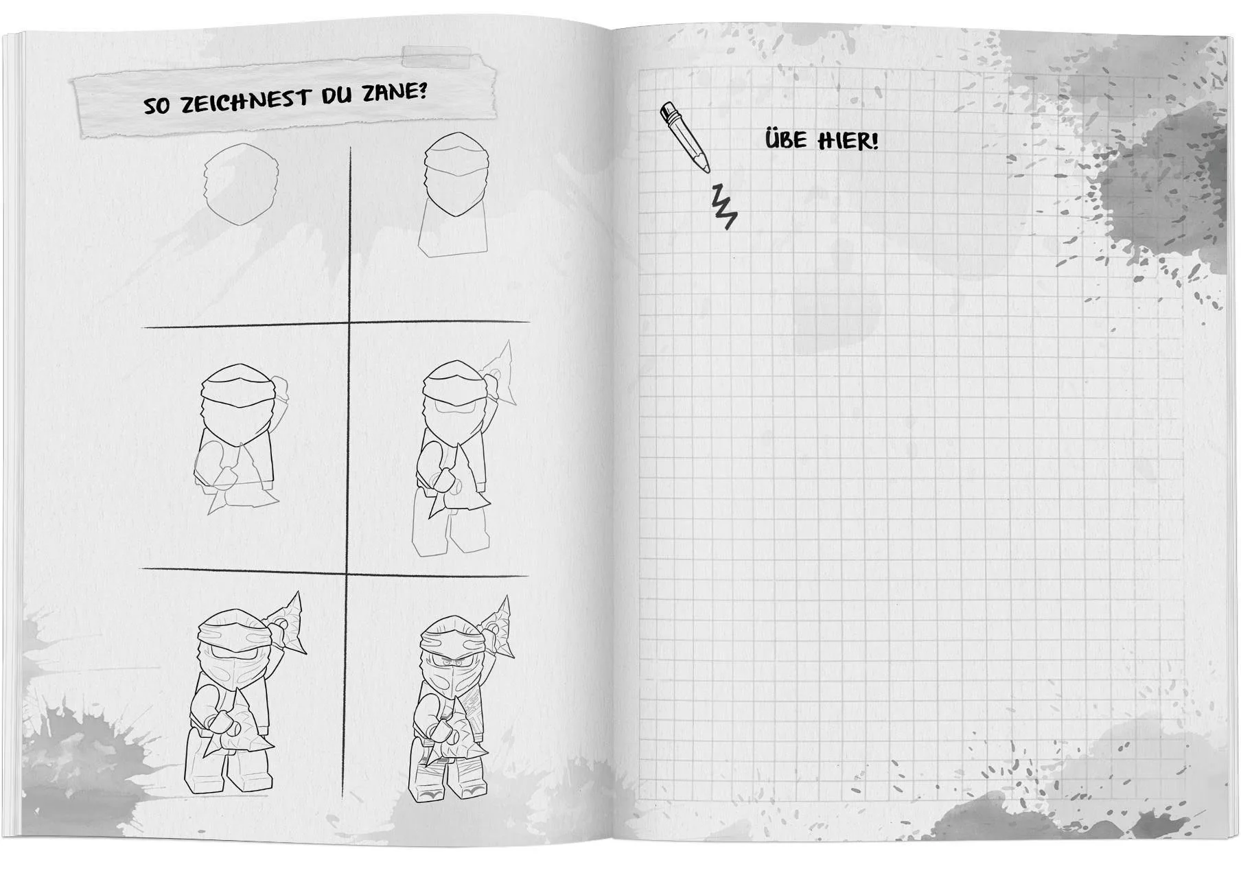 LEGO NINJAGO - Ninja zeichnen Schritt für Schritt