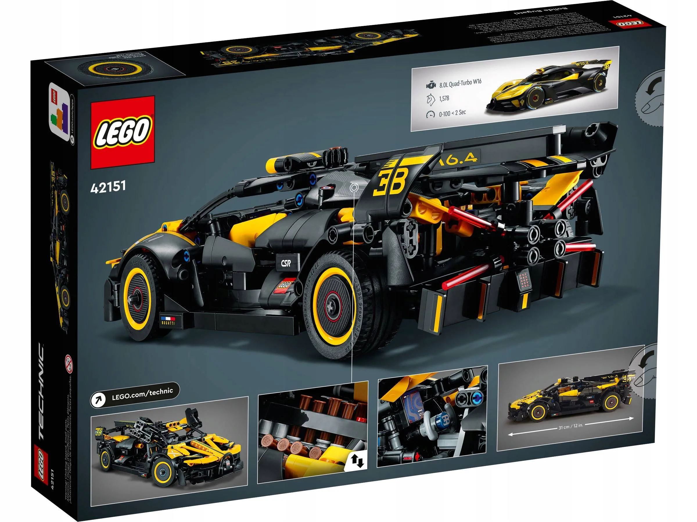 LEGO TECHNIC Bolid Bugatti 42151