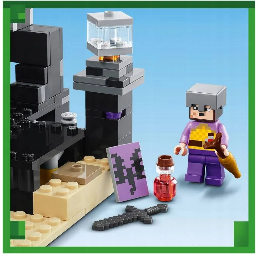 Minecraft Arena Endu Enderman Smok Kresu Zestaw Klocki Lego Kres 252EL