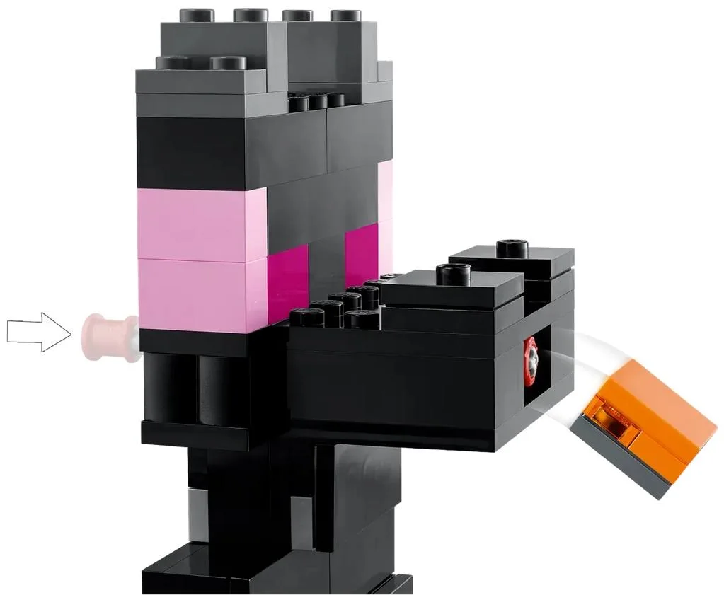 Minecraft Arena Endu Enderman Smok Kresu Zestaw Klocki Lego Kres 252EL
