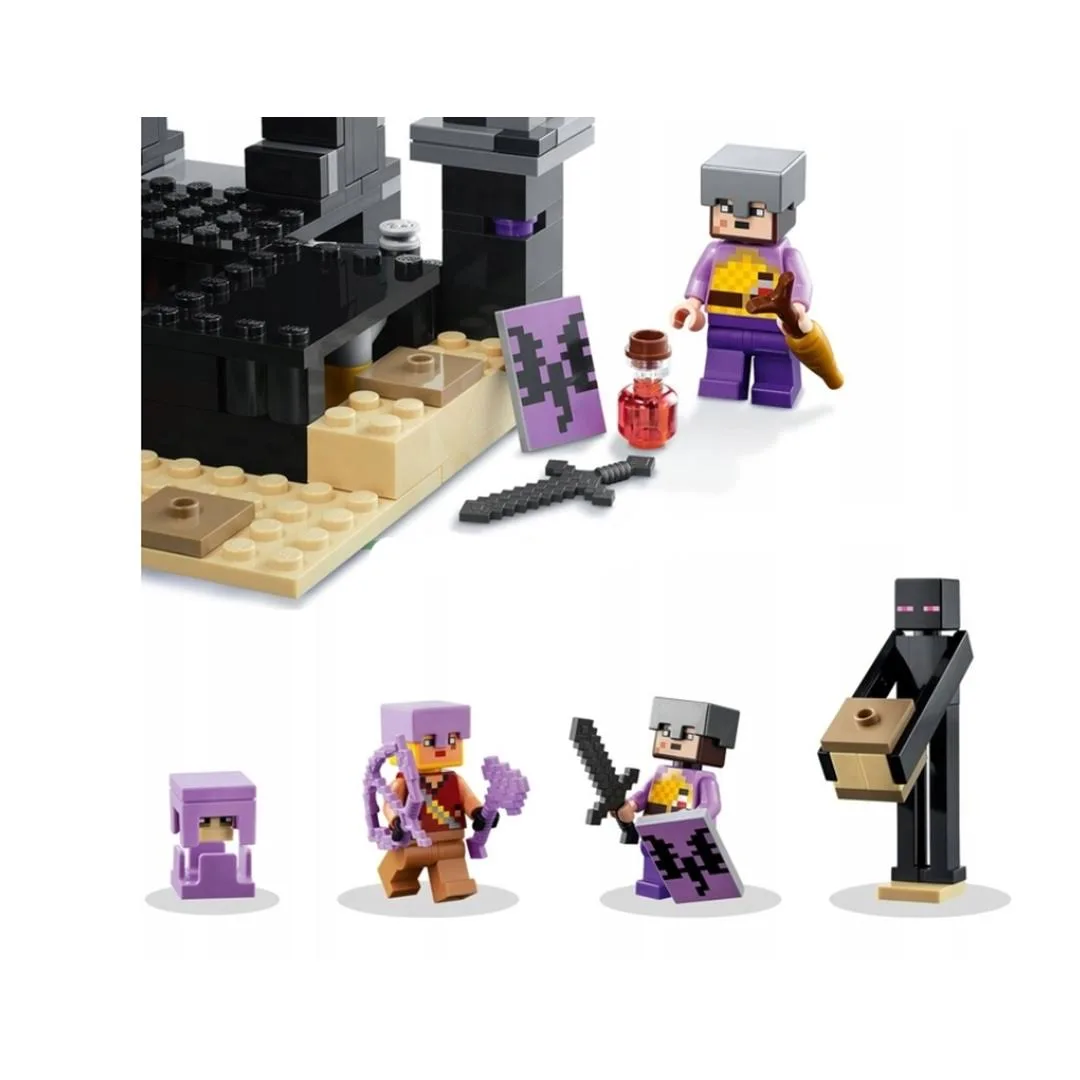 Minecraft Arena Endu Enderman Smok Kresu Zestaw Klocki Lego Kres 252EL