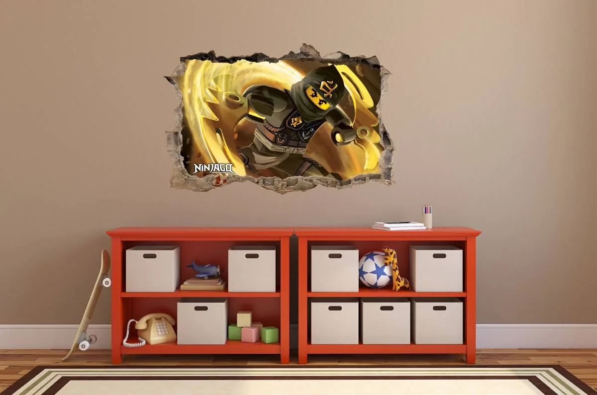 Naklejki Na Ścianę Dziura Lego Ninjago 93 100x65cm