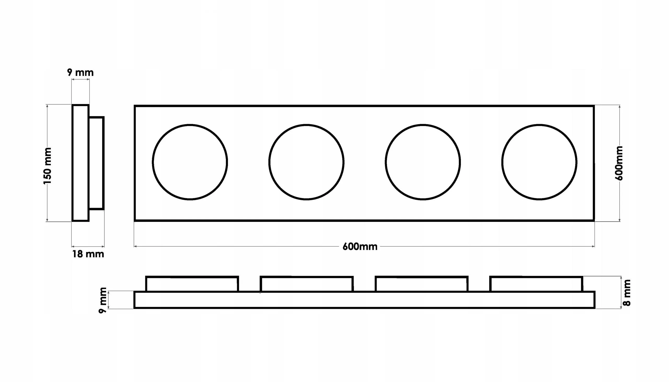 Filcowe klocki na ścianę panele klocki na ścianę panele Lego 15x60 seledyn