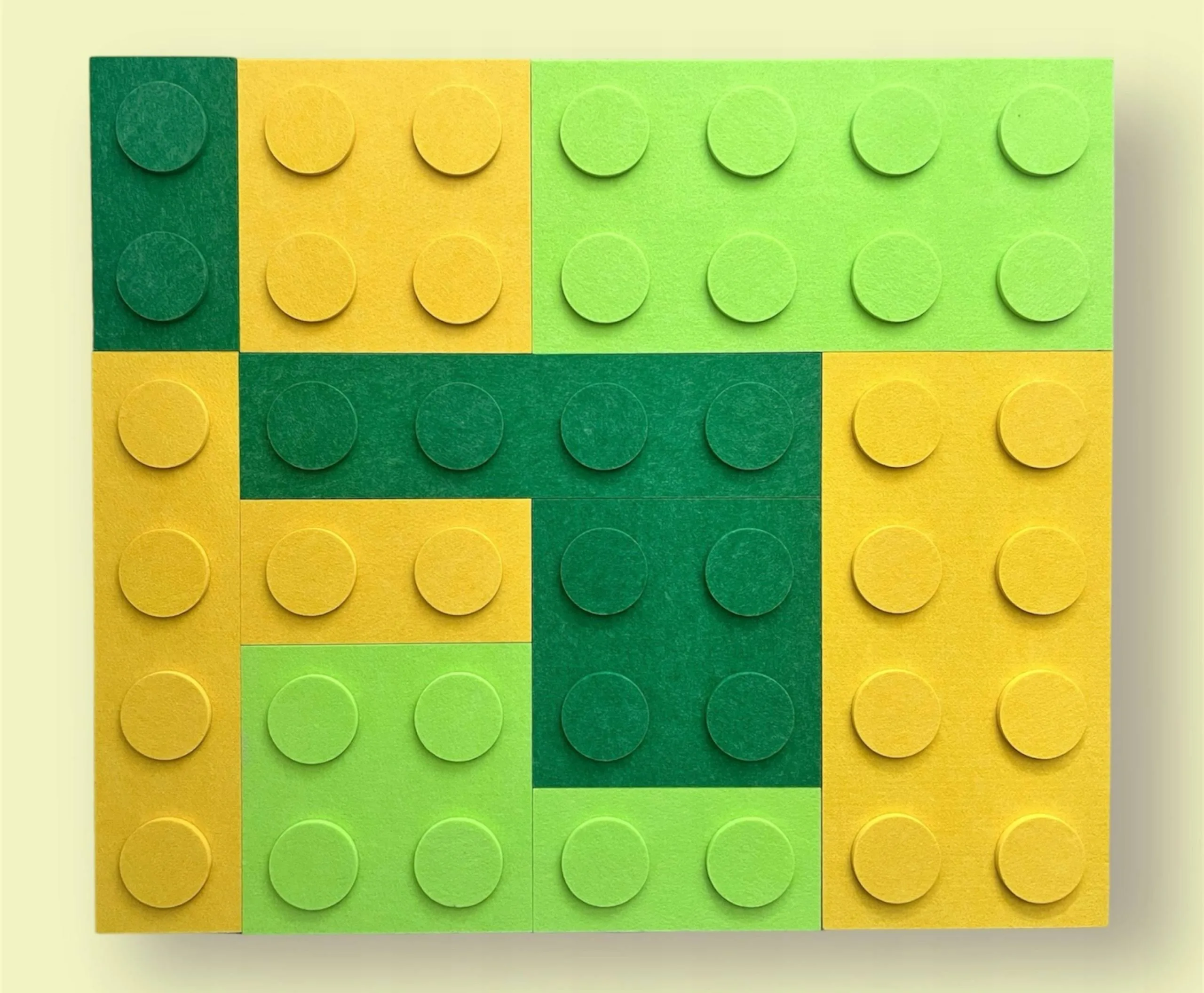 Filcowe klocki na ścianę panele klocki na ścianę panele Lego 30x30