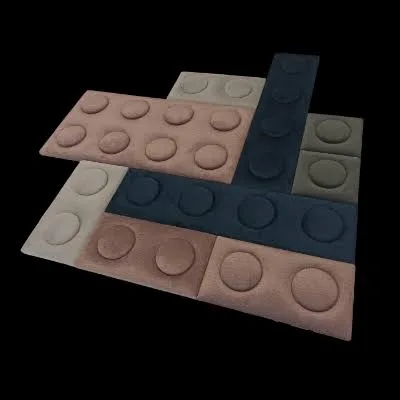 Panel ścienny tapicerowany LEGO