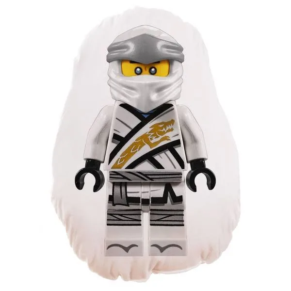 Poduszka maskotka Lego Ninjago biały Ninja Zane