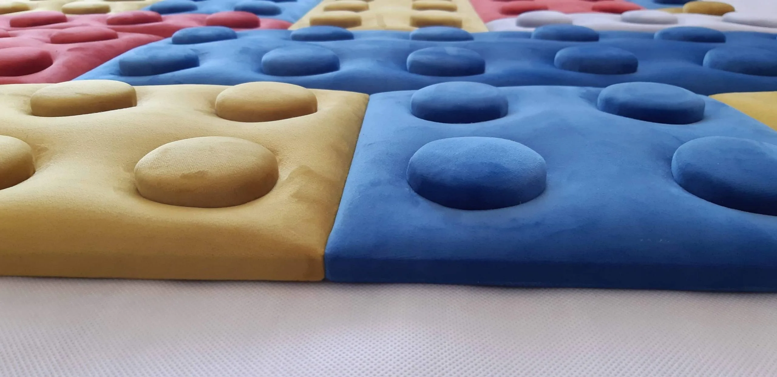 Panele tapicerowane lego na ścianę 12.5 x 12,5cm