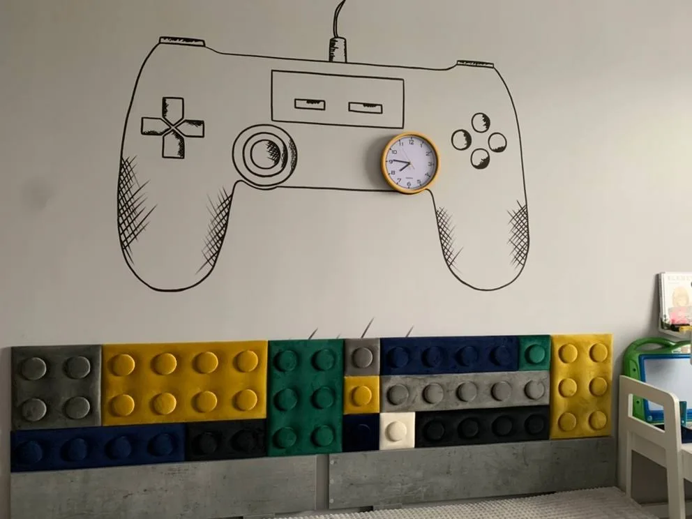 Panele tapicerowane lego na ścianę 12.5 x 12,5cm