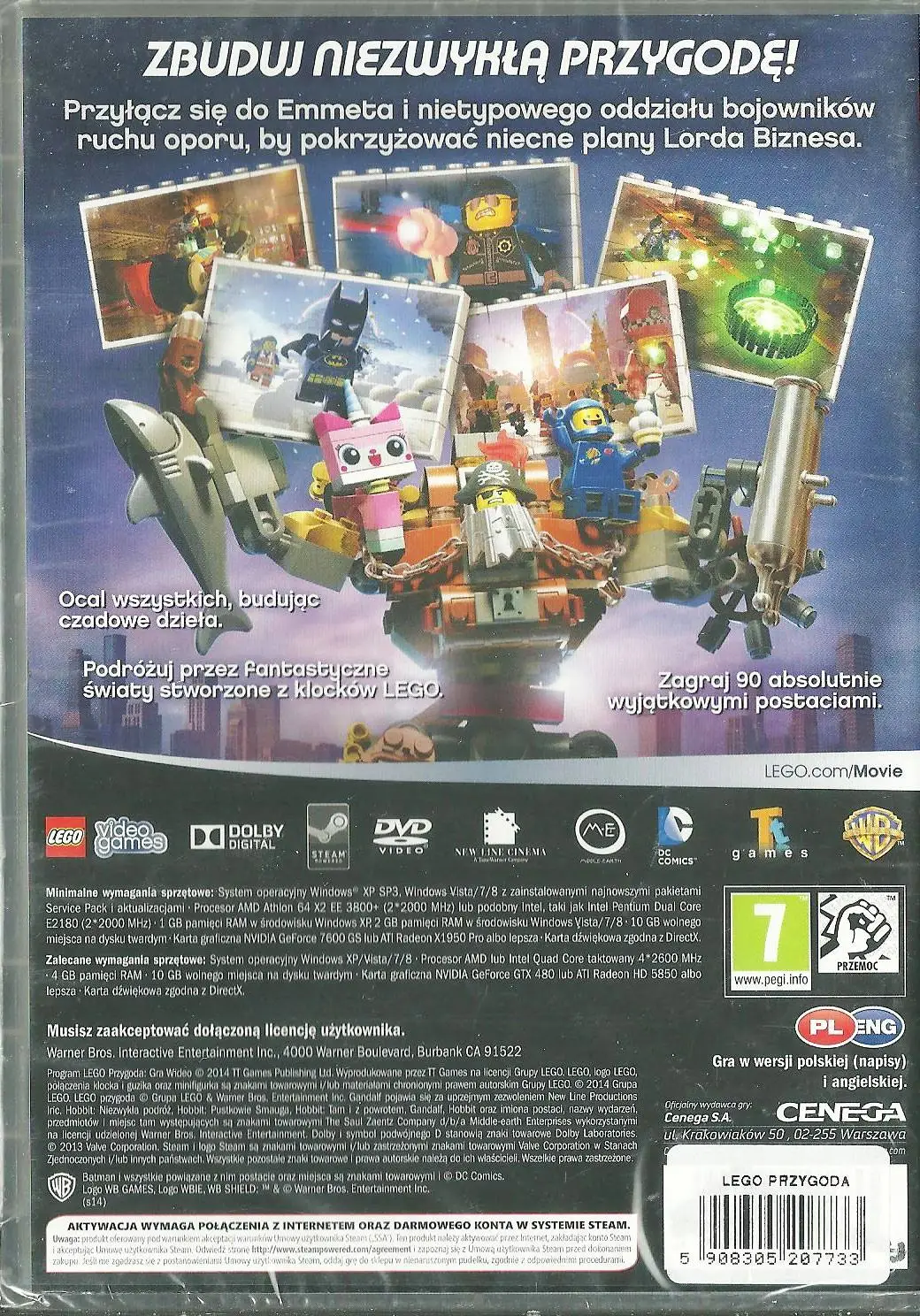 Lego Przygoda gra wideo Pc